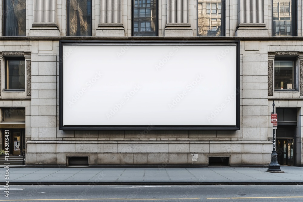 Billboard advertising campaign urban setting blank space street view marketing strategy Billboard advertising campaign urban setting blank space street view marketing strategy