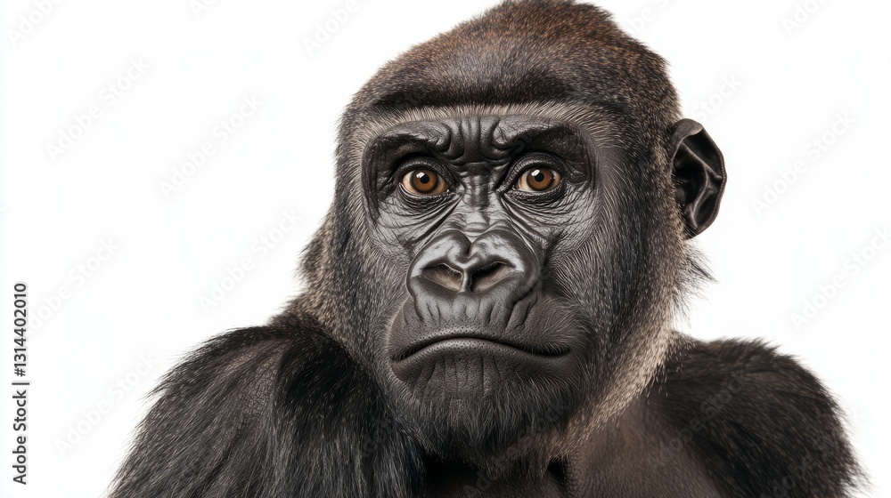 Obraz premium Generic Close-up Gorilla?s View Jungle Face Appetizing