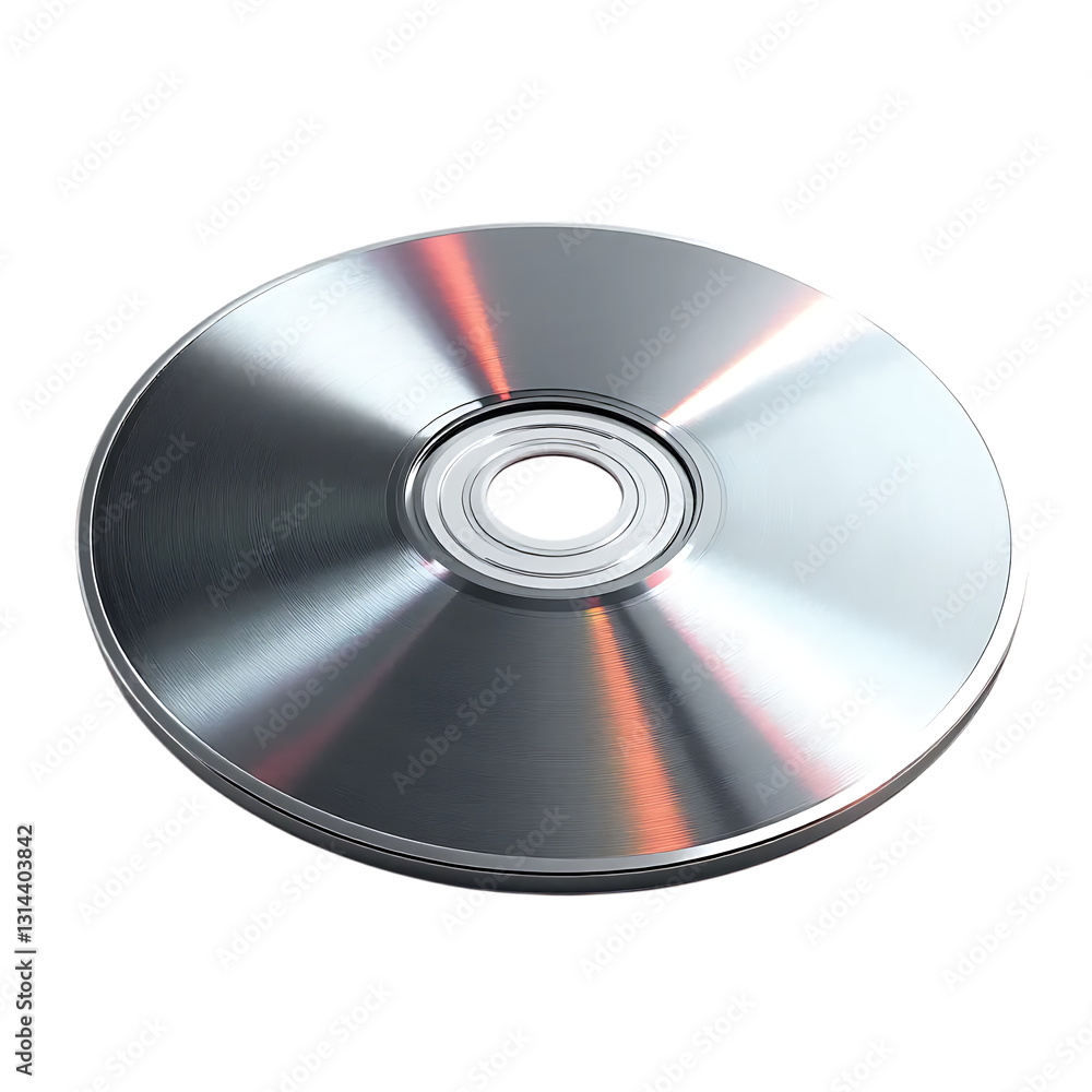 CD compact disc reflecting light, representing digital media storage, isolated on transparent background. CD compact disc reflecting light, representing digital media storage, isolated on transparent background.