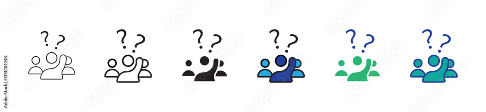 people raise hand asking question icon student in classroom raising hand ask with question mark symbol vector set education wonder learning support illustration design people raise hand asking question icon student in classroom raising hand ask with question mark symbol vector set education wonder learning support illustration design