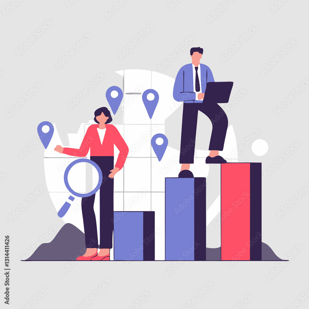 Business Analytics and Growth Strategy concept Business Analytics and Growth Strategy concept