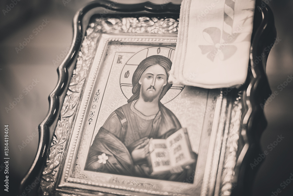 Fototapeta premium vintage photo of a man