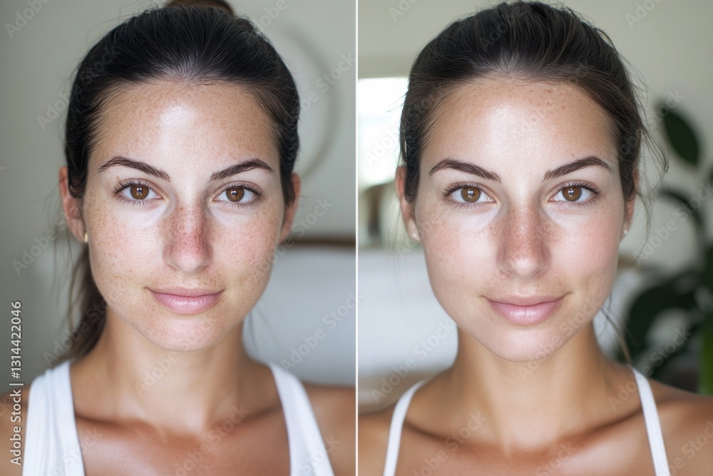 Transforming a beauty routine to achieve radiant skin before and after Transforming a beauty routine to achieve radiant skin before and after