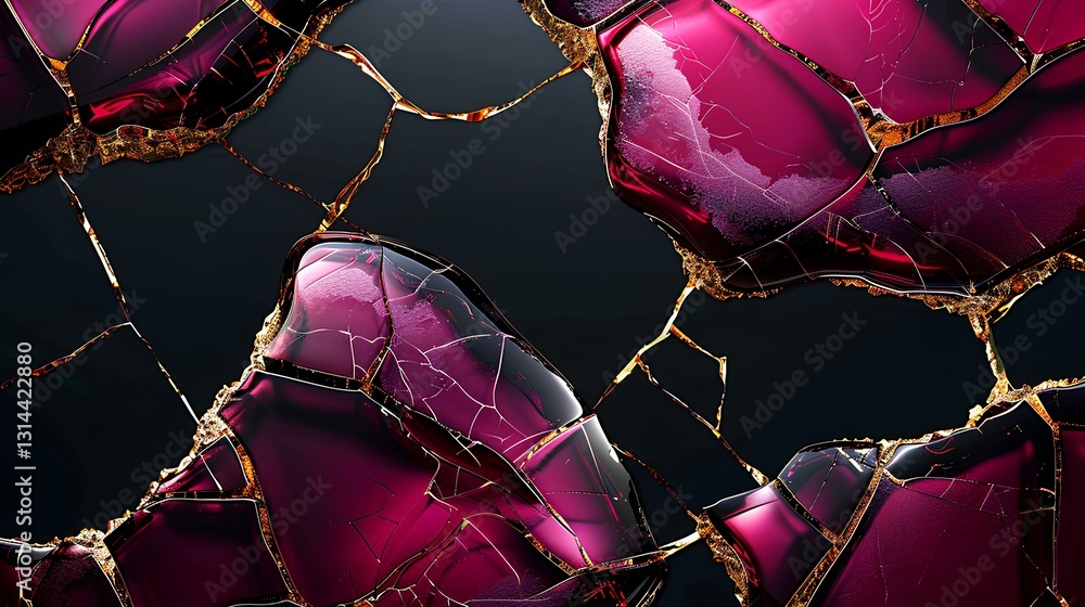 translucence minimalist half watermelon in simple pink background full of water drops, Lotus flower and lotus leaf, frosted glass blur covered