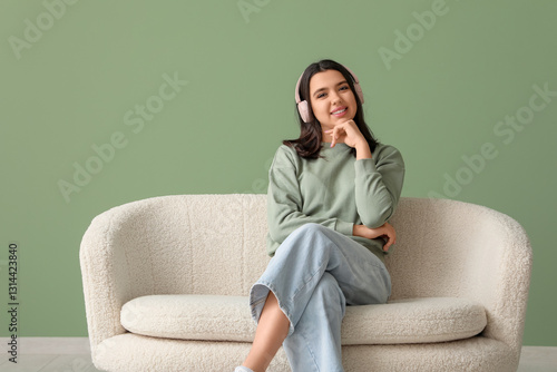 Beautiful young happy woman...