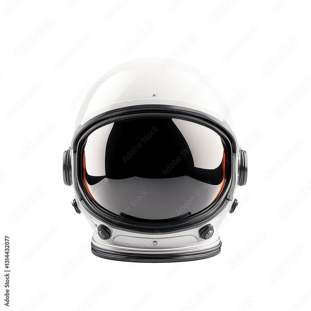Fototapeta premium Classic astronaut helmet with reflective visor