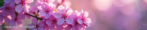Soft focus lilac blossoms, vibrant spring background, fresh, vibrant, floral background