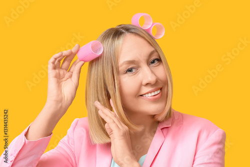 Beautiful young woman with ...