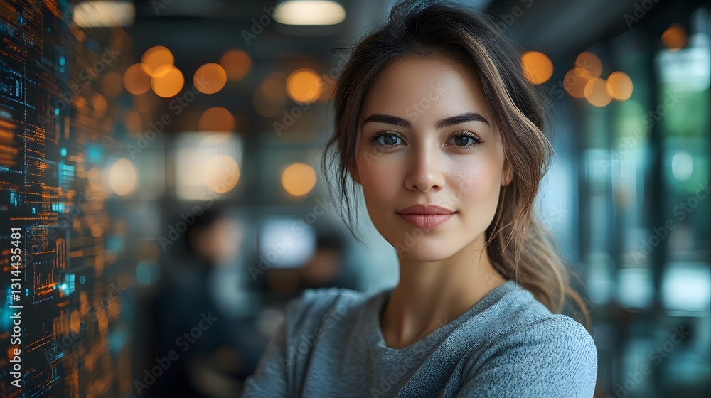 Female IT manager leading a team meeting, discussing cybersecurity solutions, professional technology environment Female IT manager leading a team meeting, discussing cybersecurity solutions, professional technology environment