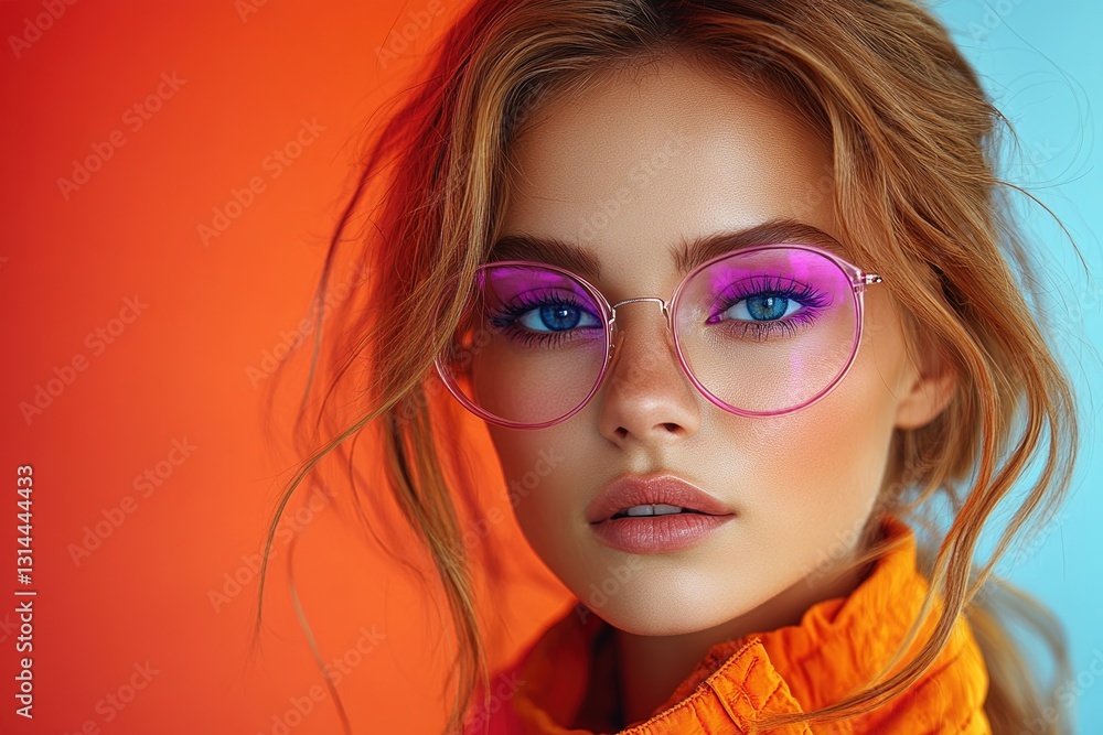 Promotional flyer graphic layouts featuring vibrant colors and stylish model Promotional flyer graphic layouts featuring vibrant colors and stylish model