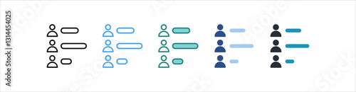 Polling Icon Set Multiple Style Collection 