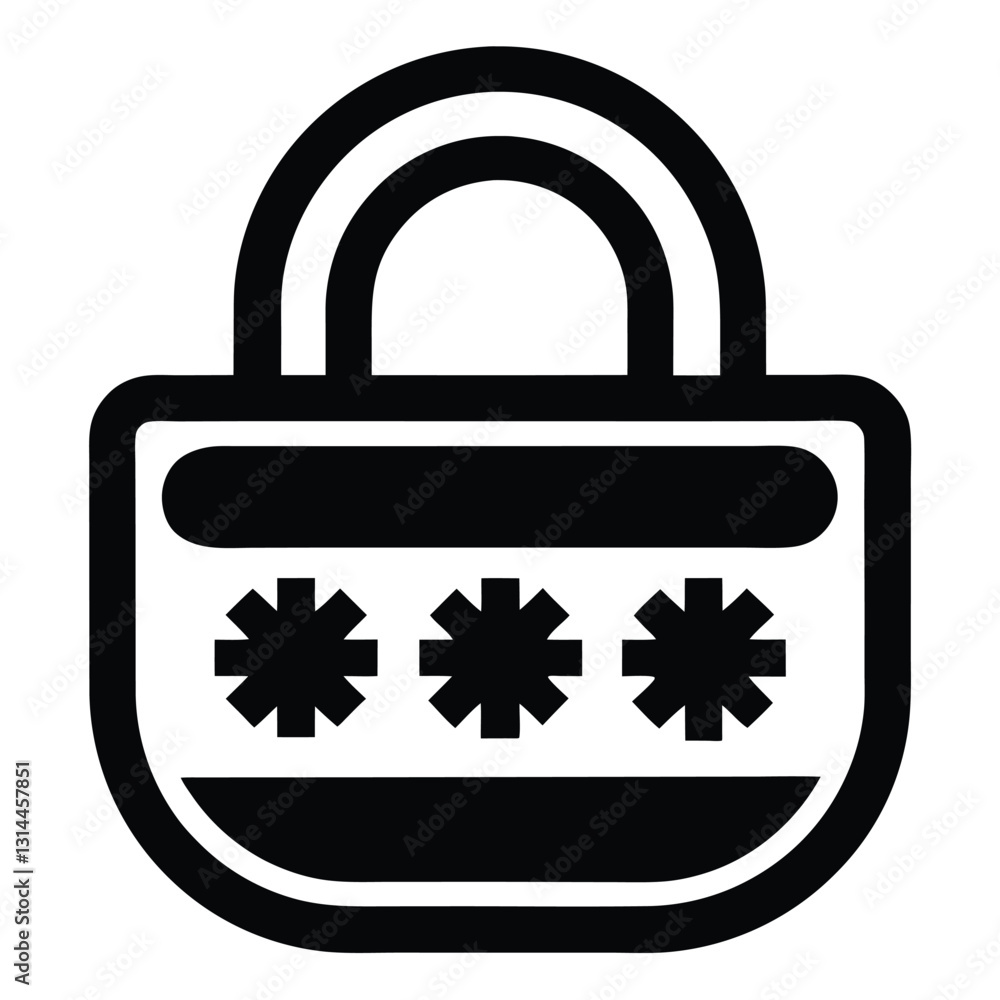 Lock icon button on square internet button for security and protection Lock icon button on square internet button for security and protection