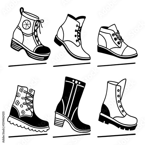 Diverse Collection of Boot Styles.ai