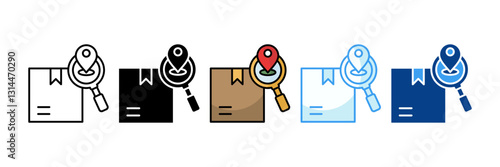 Order Tracking  Icon Element For Design