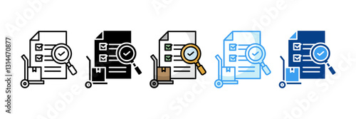Procurement Audit  Icon Element For Design