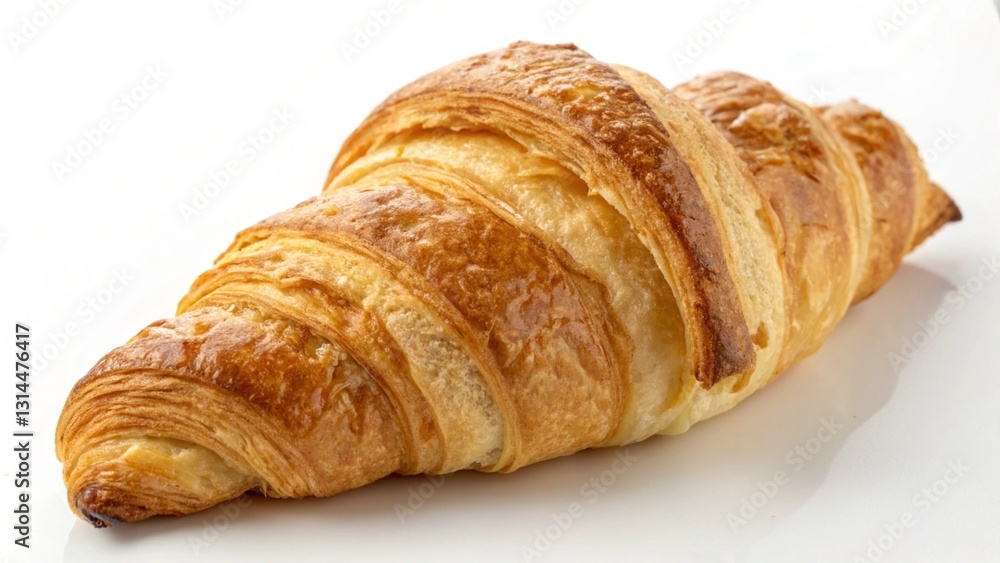 Golden Croissant: Capturing the flaky layers and golden-brown crust of a freshly baked croissant, enticing a sense of warmth and delightful breakfast. Golden Croissant: Capturing the flaky layers and golden-brown crust of a freshly baked croissant, enticing a sense of warmth and delightful breakfast.