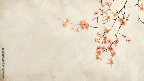 Handmade Japanese Style Washi Paper with Soft Delicate Textures and Traditional Craftsmanship