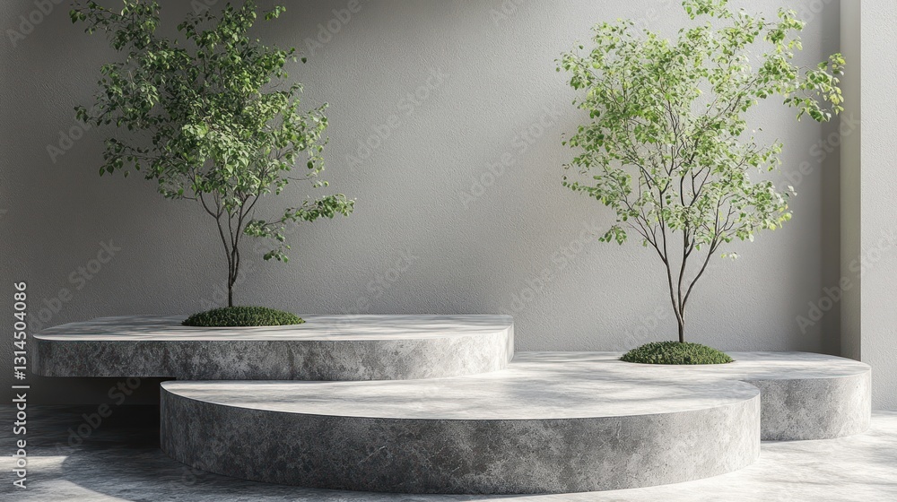 Serene Minimalist Interior Design with Greenery Serene Minimalist Interior Design with Greenery
