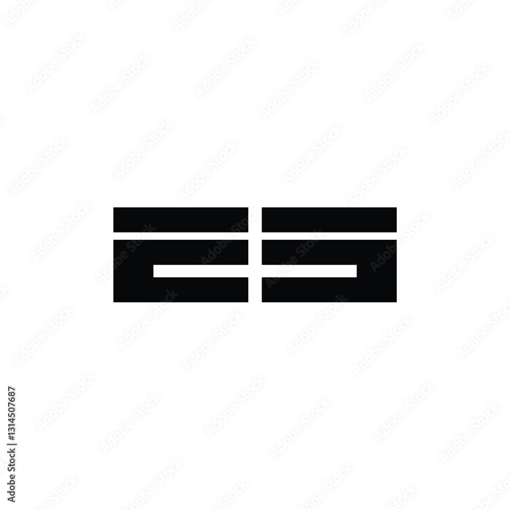 ES monogram logo design letter text name symbol monochrome logotype alphabet character simple logo ES monogram logo design letter text name symbol monochrome logotype alphabet character simple logo