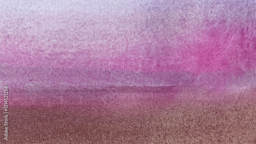 ピンク色のペイントで塗ったピンクの和紙、コピースペースのある水彩手描きの背景イラスト、コピースペースのある風景画
