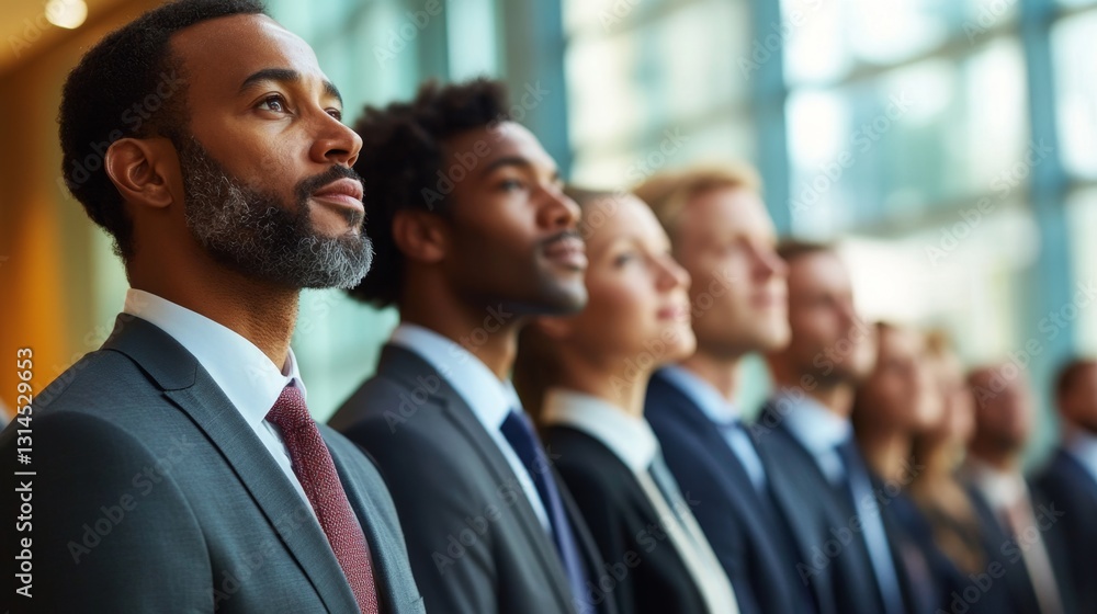 Diverse Group of Businessmen in Professional Attire with Confidence Diverse Group of Businessmen in Professional Attire with Confidence
