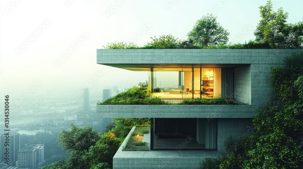 Eco-Friendly Modern Architecture: A Greenery Haven in the City Eco-Friendly Modern Architecture: A Greenery Haven in the City