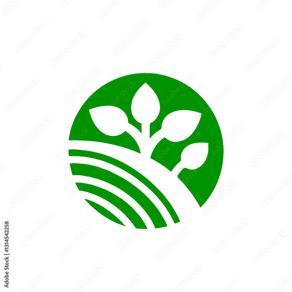 modern and minimalist agriculture and farming logo modern and minimalist agriculture and farming logo