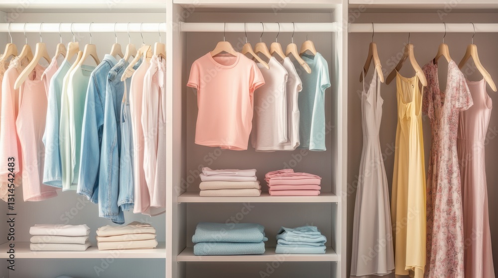 Spring wardrobe refresh with pastel shades and light fabrics for a comfortable and stylish season Spring wardrobe refresh with pastel shades and light fabrics for a comfortable and stylish season