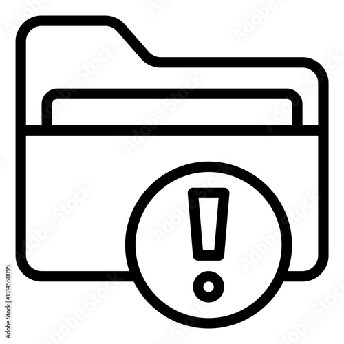 directory warning icon
