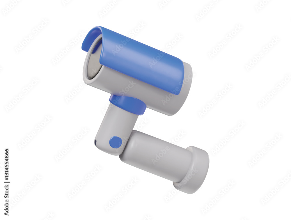 Fototapeta premium 3d cctv camera icon render illustration