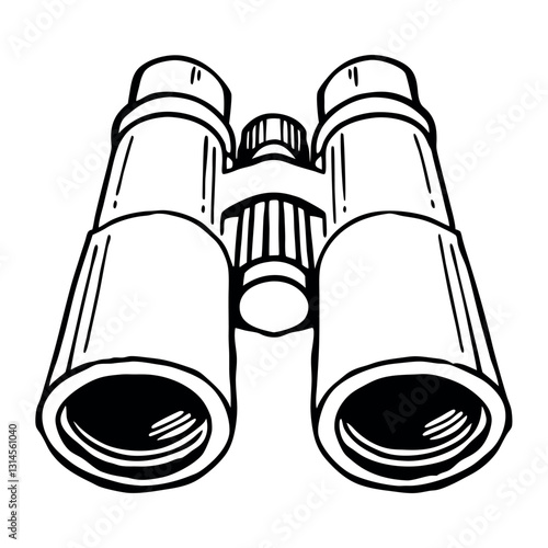Binoculars without background.