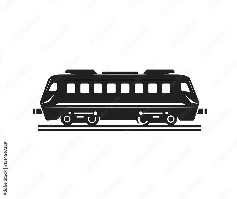 Icona del treno stilizzata. Logo per siti web o icona per pulsanti. Icona del treno stilizzata. Logo per siti web o icona per pulsanti.