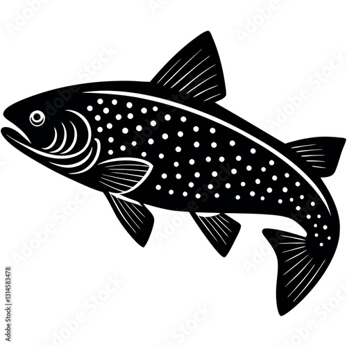 vector illustration of a fish