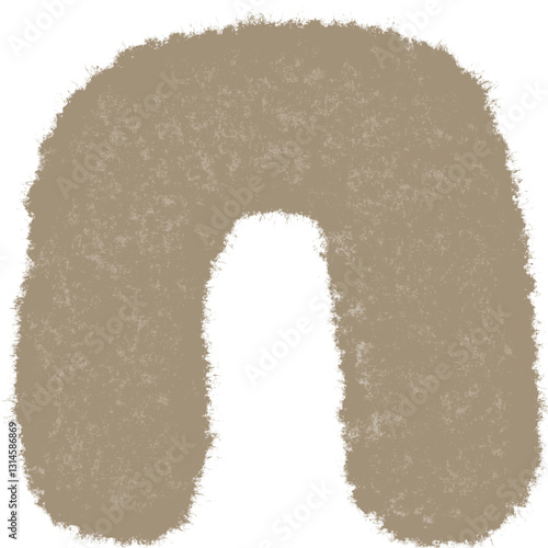 vector illustration of a horseshoe
