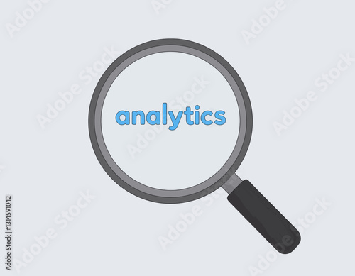 Analytics under magnifying glass, a data search