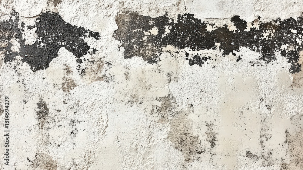 Obraz premium Peeling paint texture abandoned building image collection urban environment close-up viewpoint aesthetic concept