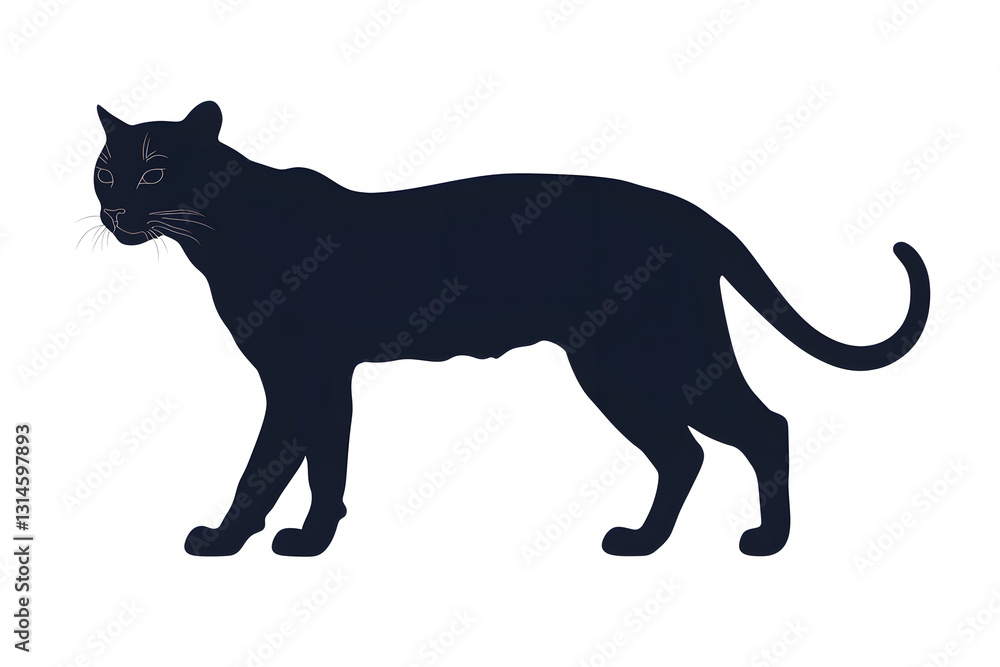 Majestic Panther Silhouette: Wild Cat Image, Dark Feline Art, Elegant Animal Design, Powerful Predator, Night Hunter, Black Cat Graphic, Wildlife Illustration, Nature's Beauty, Jungle Cat, Big Cat Majestic Panther Silhouette: Wild Cat Image, Dark Feline Art, Elegant Animal Design, Powerful Predator, Night Hunter, Black Cat Graphic, Wildlife Illustration, Nature's Beauty, Jungle Cat, Big Cat