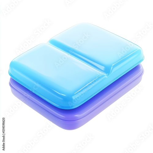 Reusable hot and cold pack rendered as a 3D glyph.