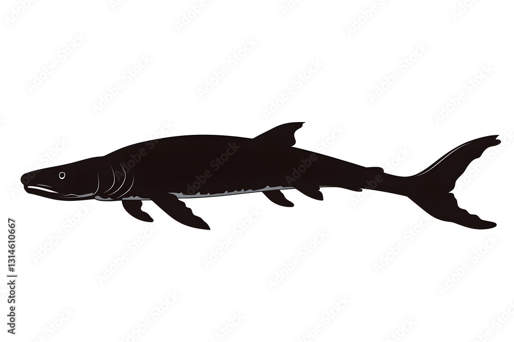 Naklejka premium Ancient Marine Reptiles: Discover Extinct Ichthyosaur's Aquatic Life