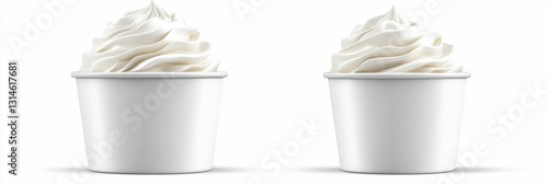 Wallpaper Mural Whipped Cream Can. Blank Can for Food with Creamy Foam for Sweet Desserts Torontodigital.ca