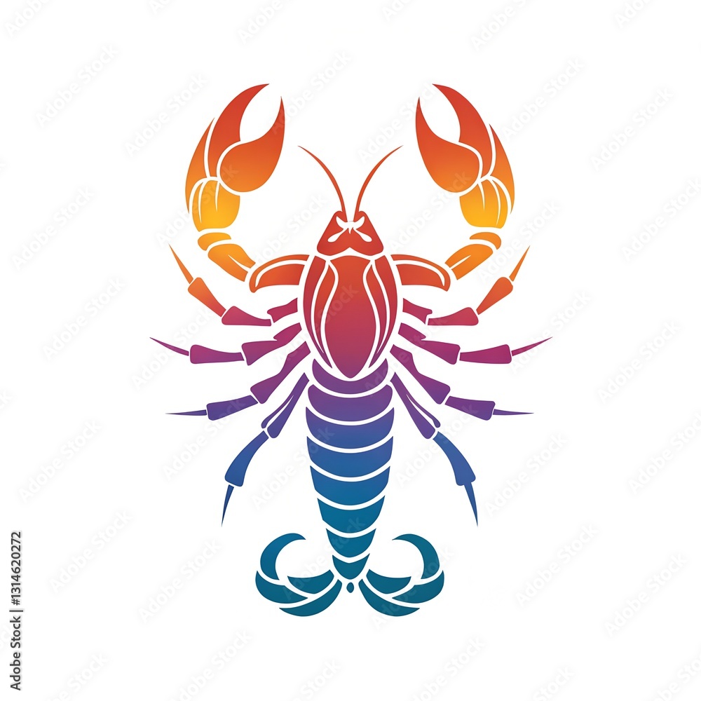 lobster vector illustration isolated lobster vector illustration isolated