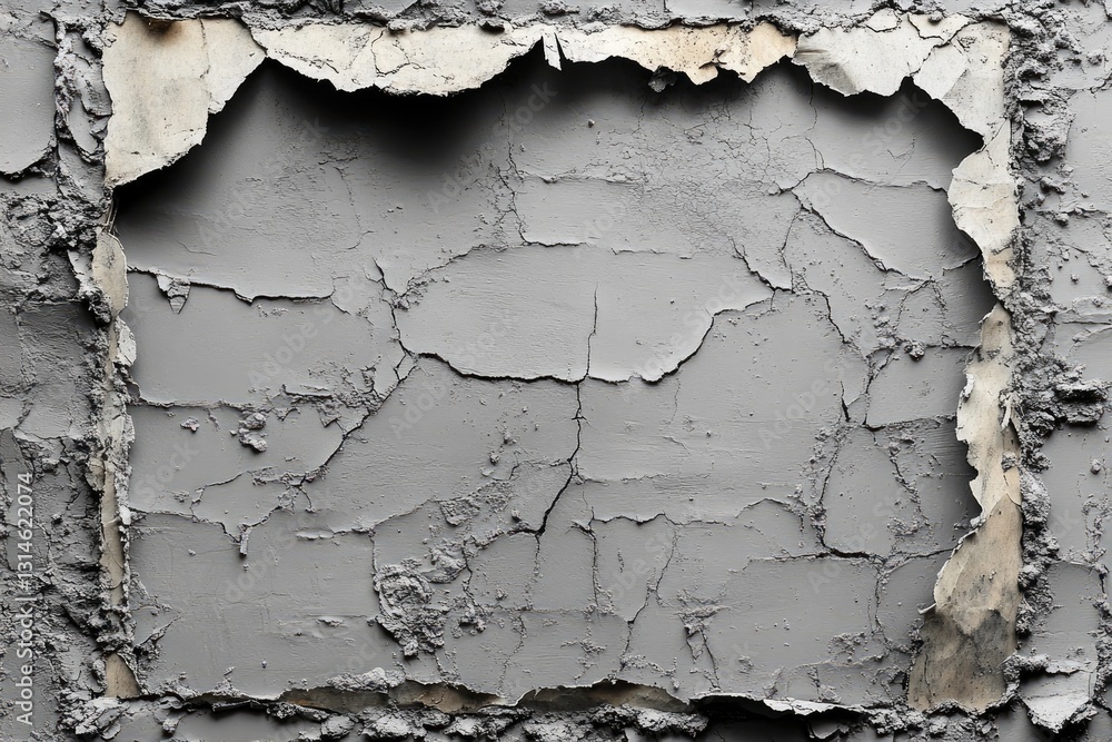 Obraz premium Concrete wall with surface starting to peel off