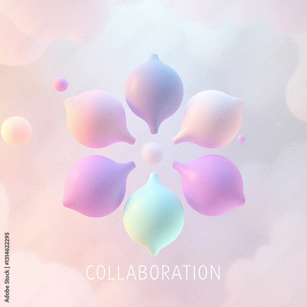 Fototapeta premium teamwork and collaboration concept illustration