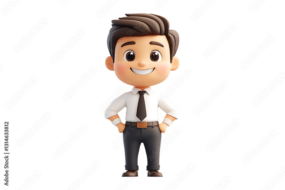 3d cute Young smiling Happy winning businessman Isolated on White and Transparent Background PNG Image. 3d cute Young smiling Happy winning businessman Isolated on White and Transparent Background PNG Image.