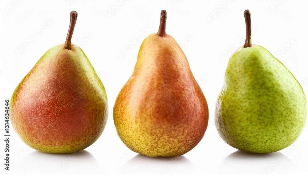 pears on a white pears on a white