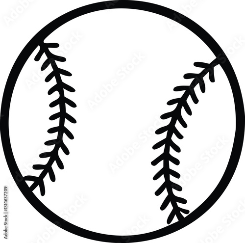 Simple Baseball Icon