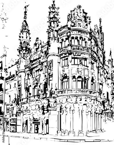barcelona, coloring page, architecture, arch, building, corridor, stone, column, europe, ancient, arches, arcade, interior, church, abbey, old, arc, medieval, cloister, italy, light, monastery, archwa