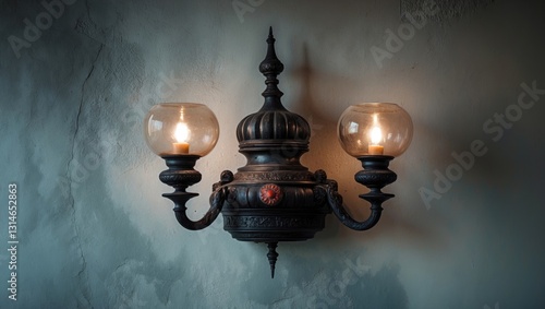 Decorative Turkish sconce photo