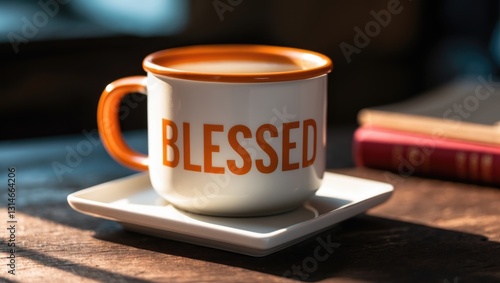Coffee mug that says 