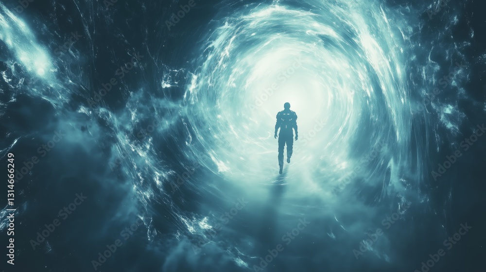 Fototapeta premium A journey through time and space